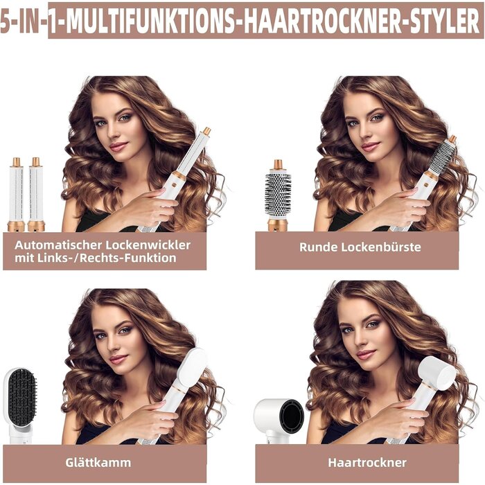 Brosse soufflante 5-en-1 Air Styler 1000W - 32% de remise