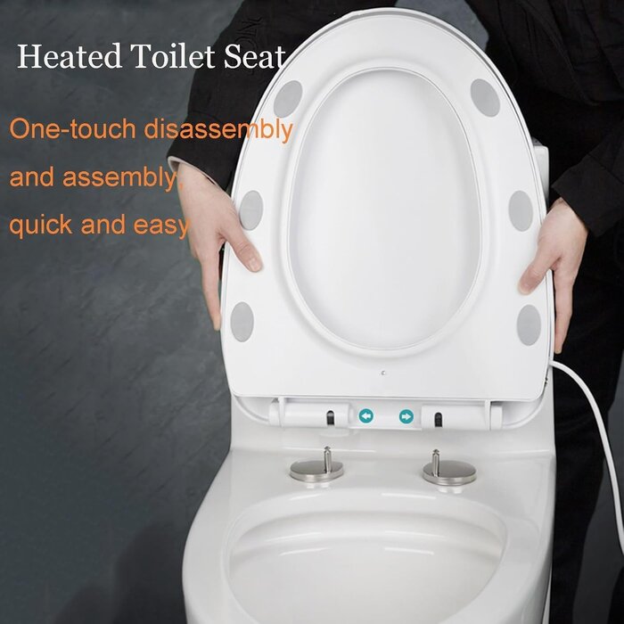 Abattant WC Intelligent Chauffant Forme V - 33% de remise sur modèle déballé