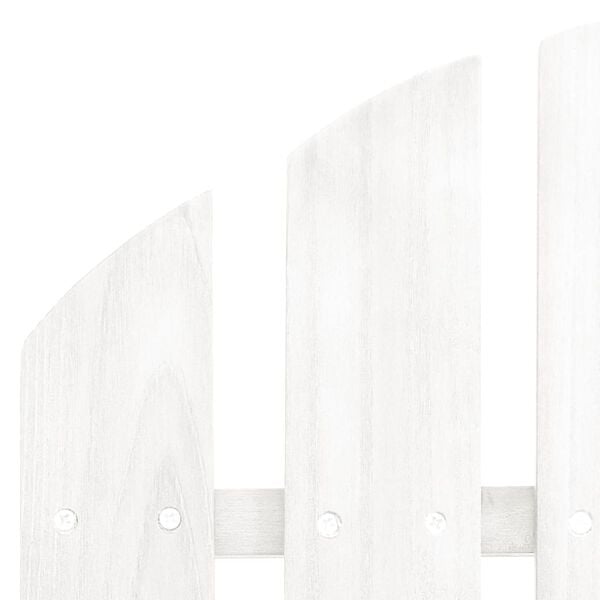 Chaise de jardin avec repose-pieds - Blanche - 34% de remise