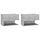 Lot de 2 tables de chevet murales gris béton - 32% de remise