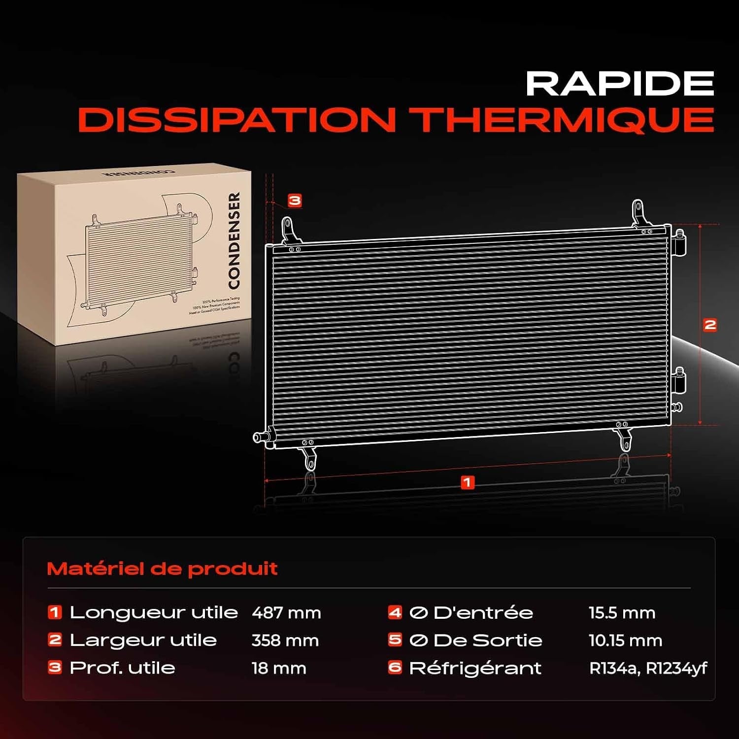Condensateur Clim Jeep Wrangler III (2007-2017) - 34% de remise