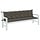 Lot de 2 coussins pour banc 200x50 cm - Gris foncé chiné - 34% de remise