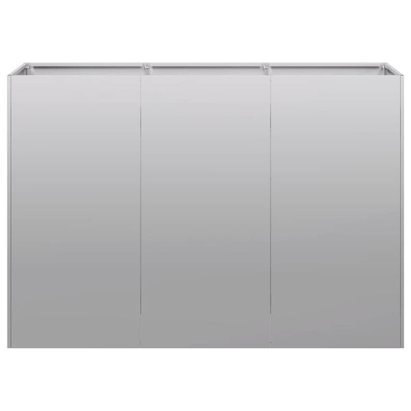 Jardinière surélevée 120x40x80cm en acier galvanisé - 34% de remise