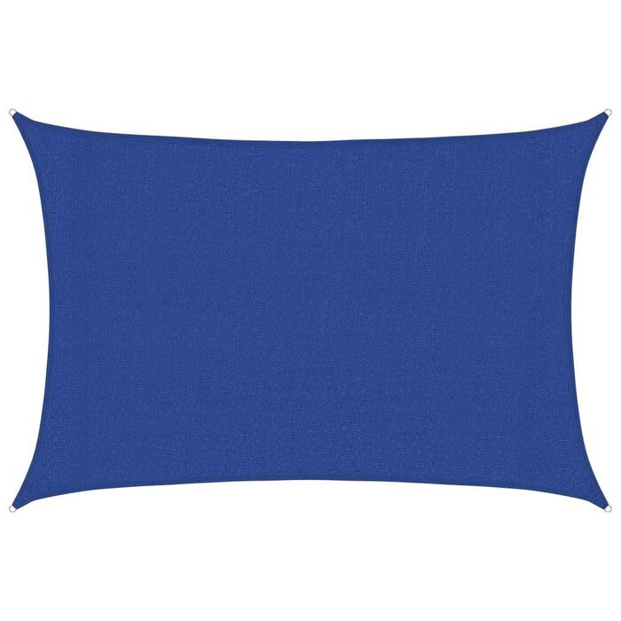 Voile d'ombrage rectangulaire 3x5 m bleue - 32% de remise