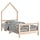 Lit cabane pour enfant 80x160 cm en pin massif - 34% de remise