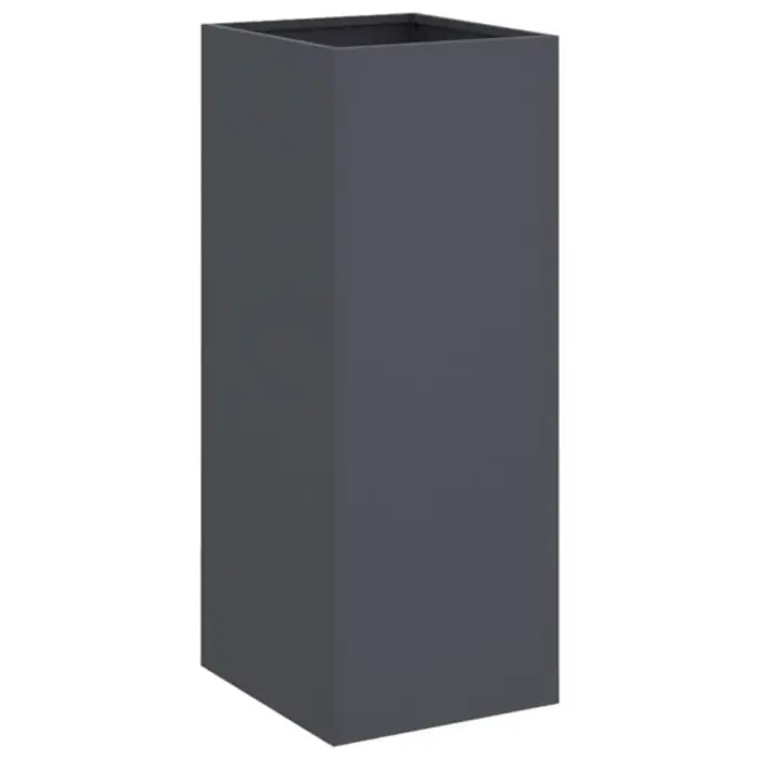 Jardinière sur pied en acier anthracite 32x29x75 cm - 33% de remise