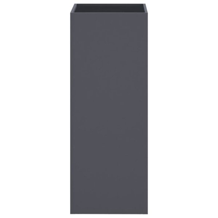 Jardinière sur pied en acier anthracite 32x29x75 cm - 33% de remise