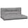 Lot de 2 coussins pour palette gris 120x80cm - 34% de remise