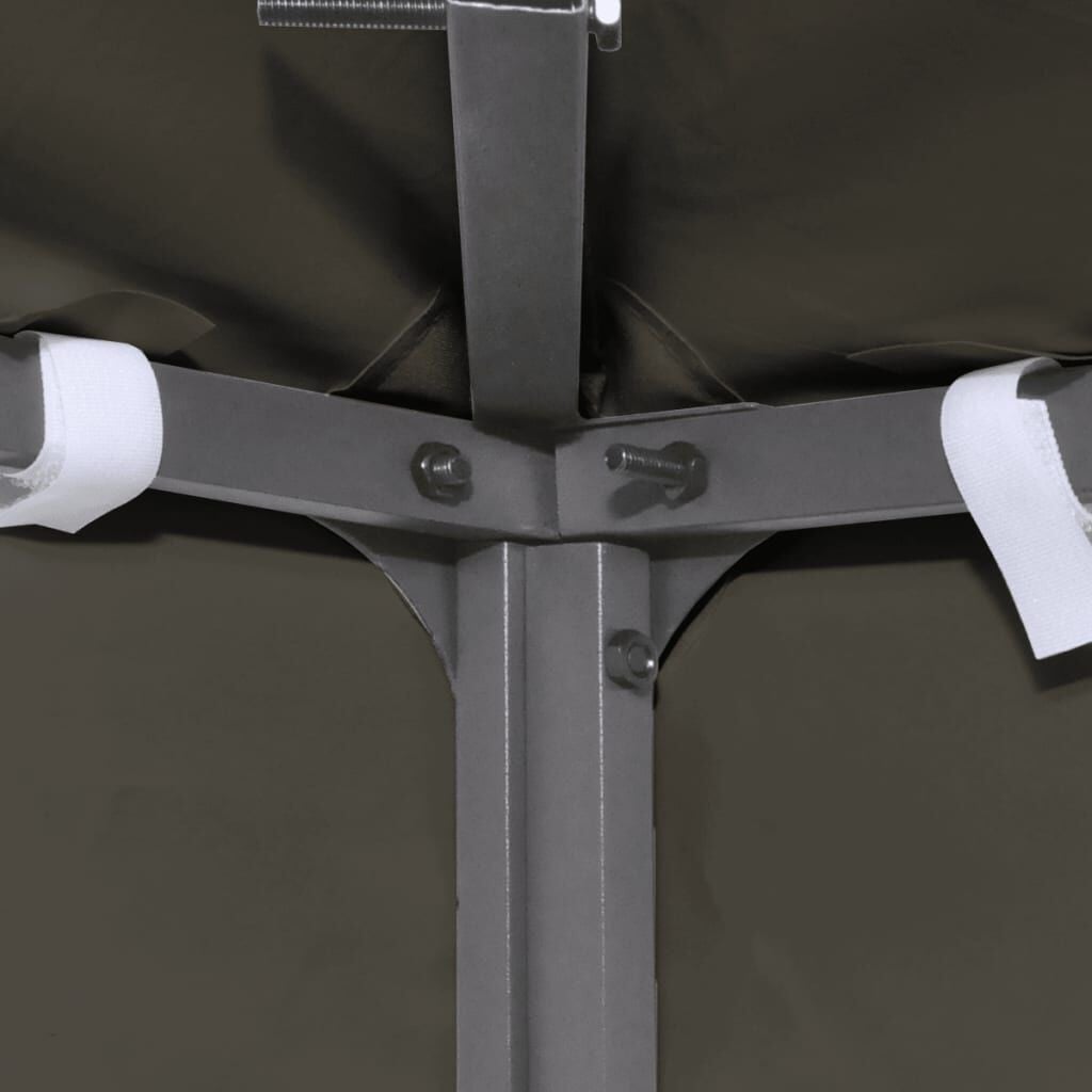 Toiture de tonnelle 4x3 m taupe - 310 g/m² - 34% de remise