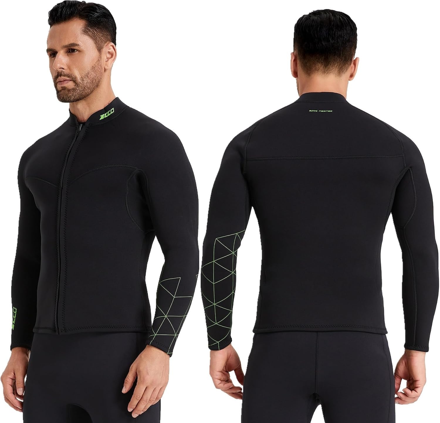 Veste de plongée néoprène 3 mm homme, taille L, noir - 32% de remise