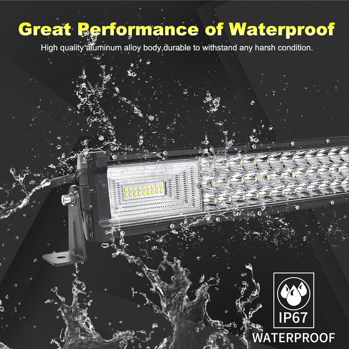 Kit Barre LED 675W et projecteurs 132cm - 34% de remise