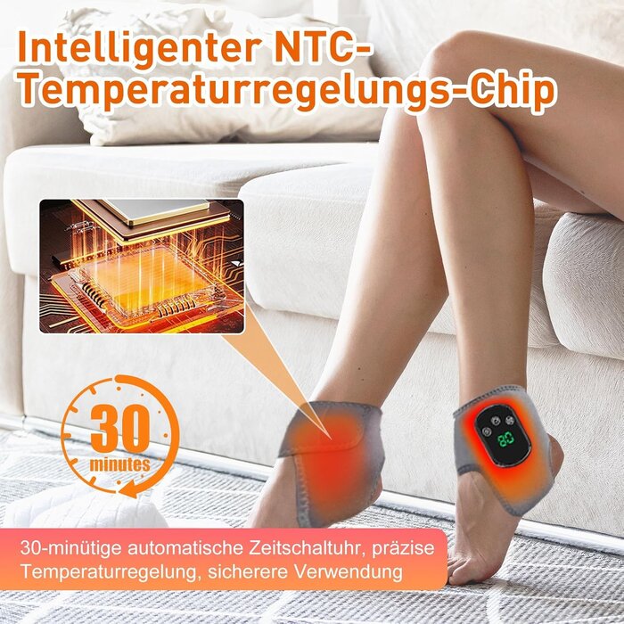 Appareil de massage pieds et chevilles 3-en-1 sans fil - 33% de remise