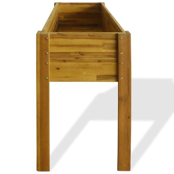Jardinière surélevée en acacia 100cm - 34% de remise