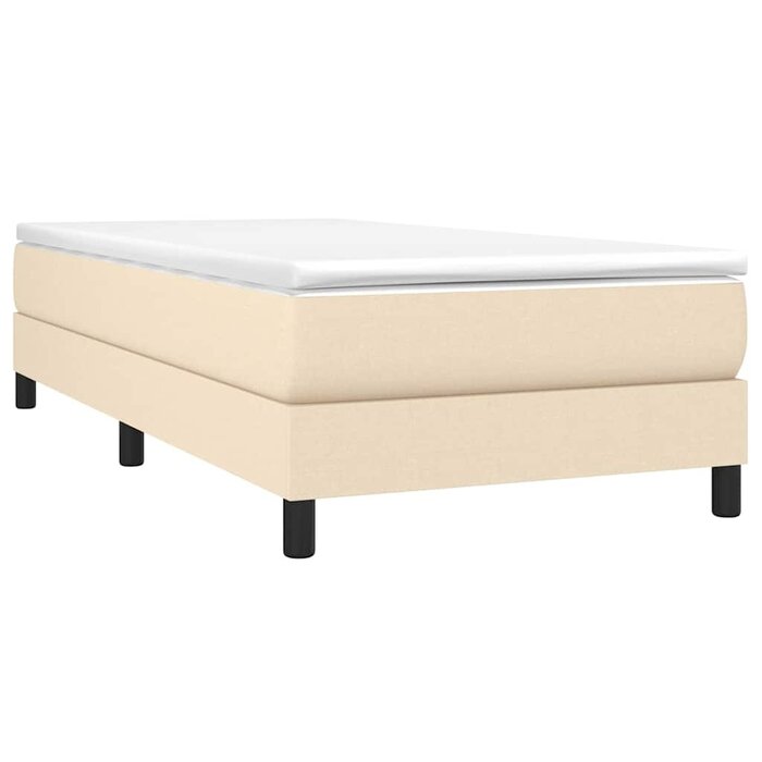 Sommier tapissier 80x200 cm crème - 34% de remise