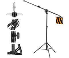Trépied studio professionnel 400 cm - Aluminium - 45% de remise