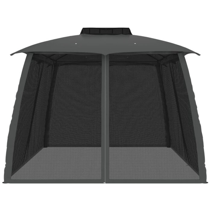 Pavillon de jardin 3,93x2,93 m Anthracite - 35% de remise