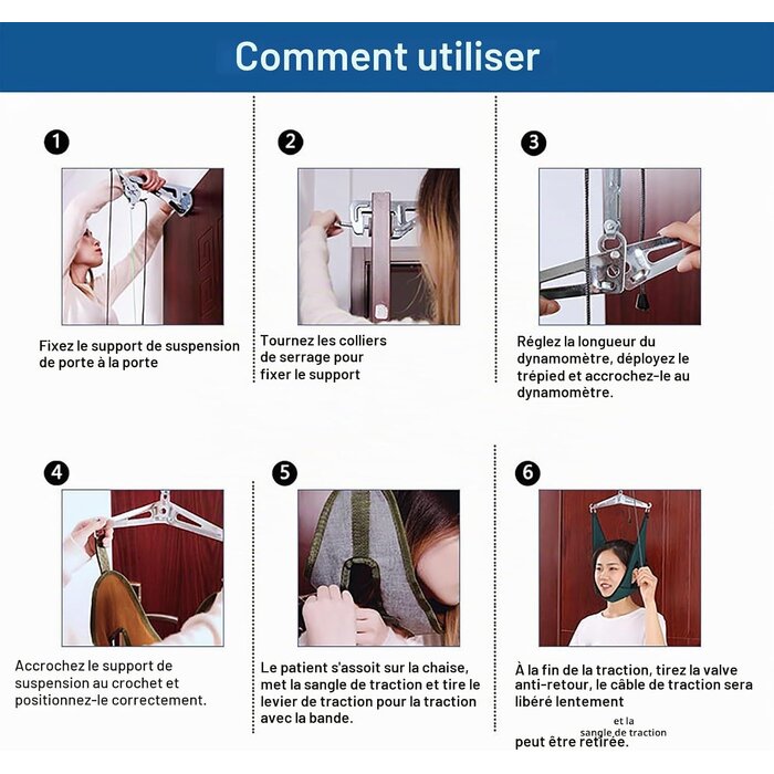 Appareil de traction cervicale - 32% de remise - Correction de posture