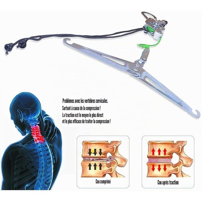 Appareil de traction cervicale - 32% de remise - Correction de posture