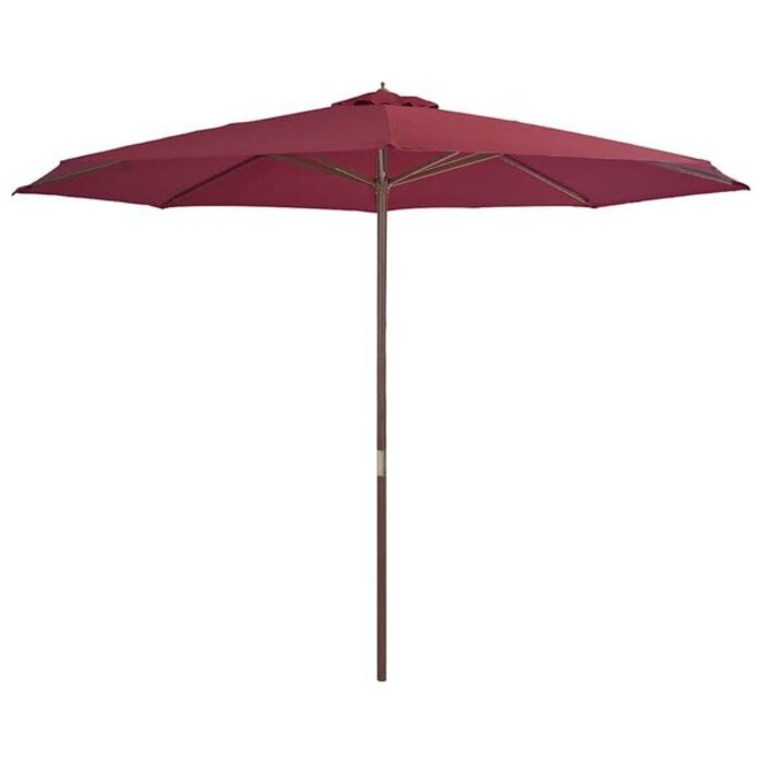 Parasol de jardin 350 cm bordeaux - 34% de remise