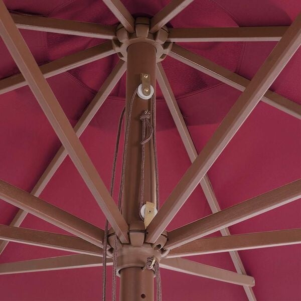 Parasol de jardin 350 cm bordeaux - 34% de remise