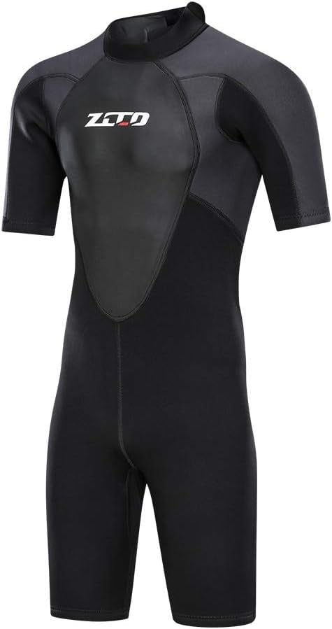 Combinaison de plongée courte homme noir taille L - 32% de remise