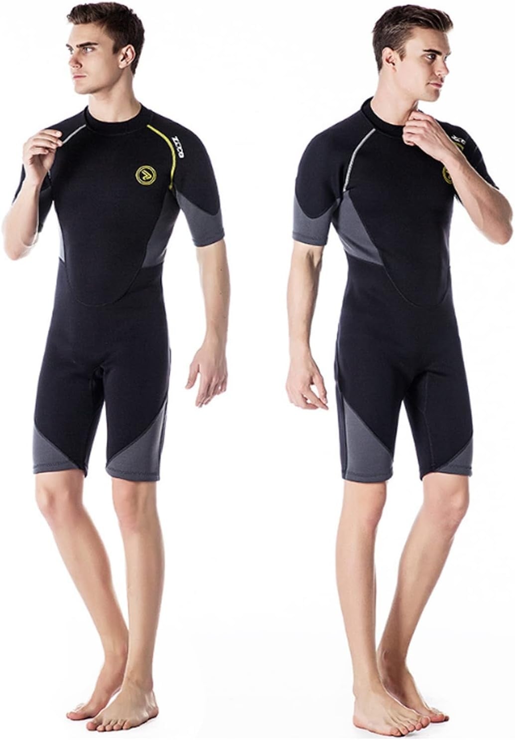 Combinaison de plongée courte homme noir taille L - 32% de remise
