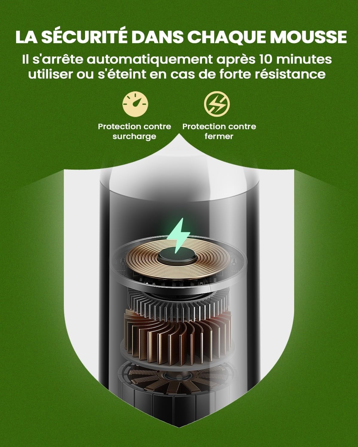 Mousseur à lait électrique rechargeable - Noir - 26% de remise