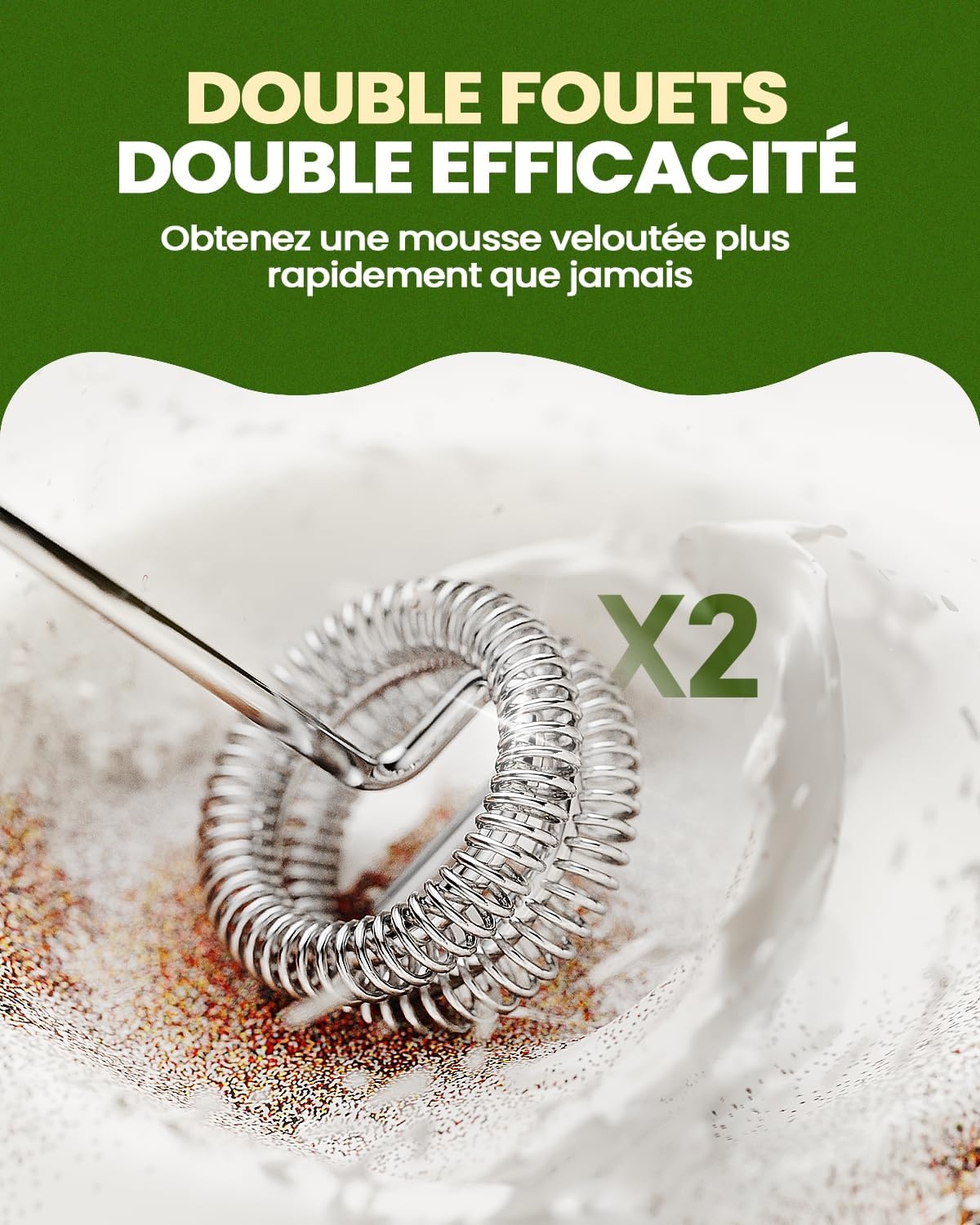 Mousseur à lait électrique rechargeable - Noir - 26% de remise