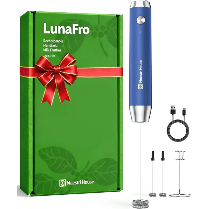 Mousseur à lait électrique rechargeable - Noir - 26% de remise