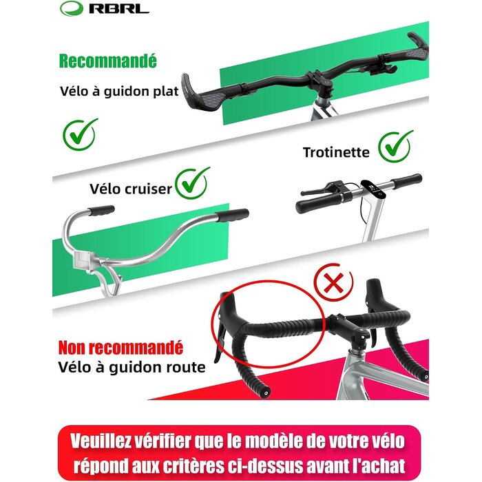 Rétroviseur Vélo Pliable 360° - Grand Angle - 32% de remise - Déballé