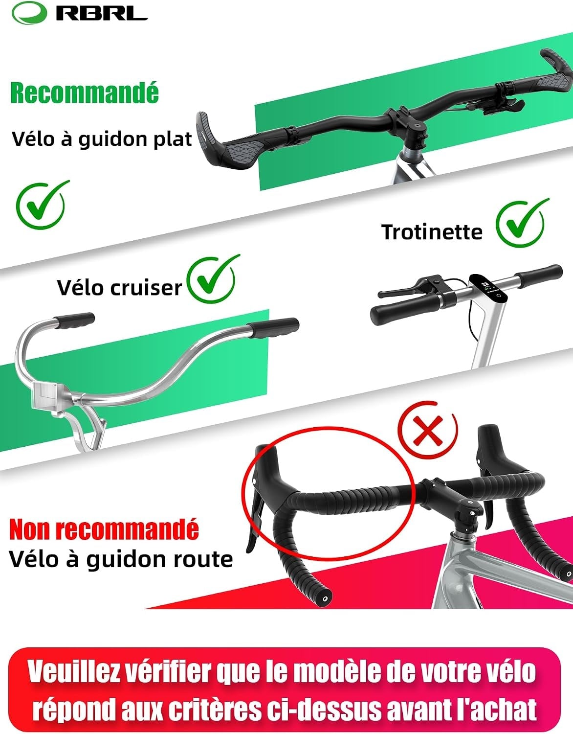 Rétroviseur Vélo Pliable 360° - Grand Angle - 32% de remise - Déballé