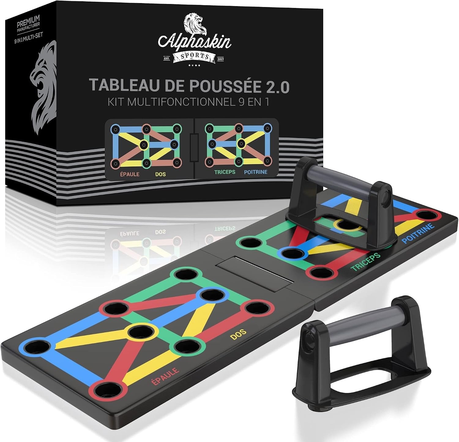 Planche de pompes 9-en-1 multifonction - 31% de remise
