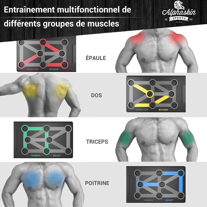 Planche de pompes 9-en-1 multifonction - 31% de remise