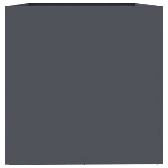 Jardinière en acier anthracite 62x47x46 cm - 33% de remise