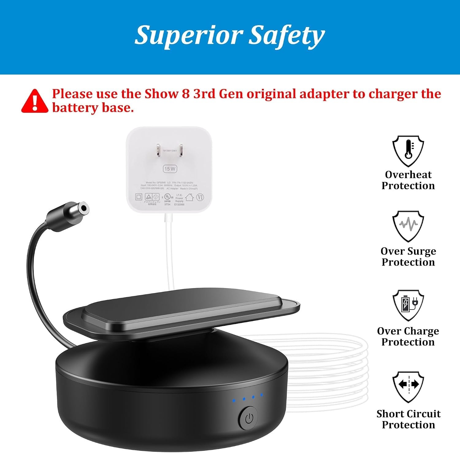Station d'accueil portable pour Show 8 (3e gén) - 33% de remise