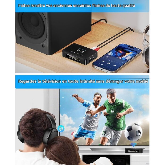 Adaptateur Audio Bluetooth 5.0 3-en-1 - 26% de remise