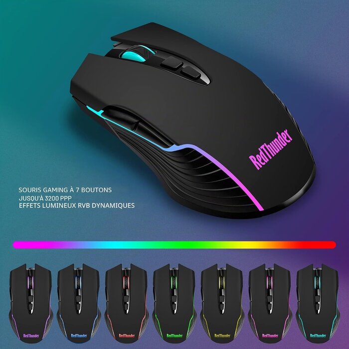 Ensemble Clavier et Souris Gaming Sans Fil - 33% de remise