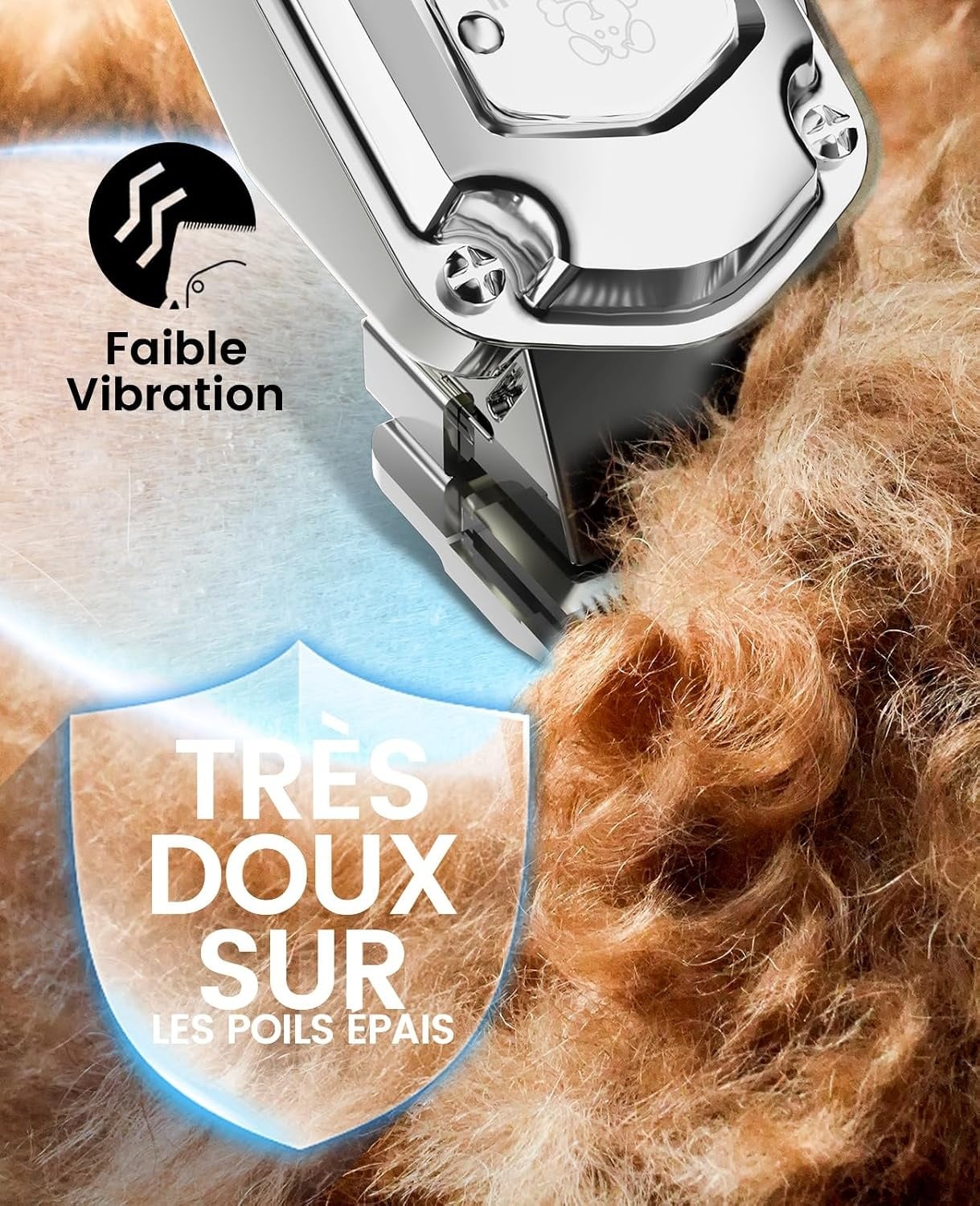 Tondeuse sans fil pour animaux - 33% de remise - Moteur puissant et silencieux