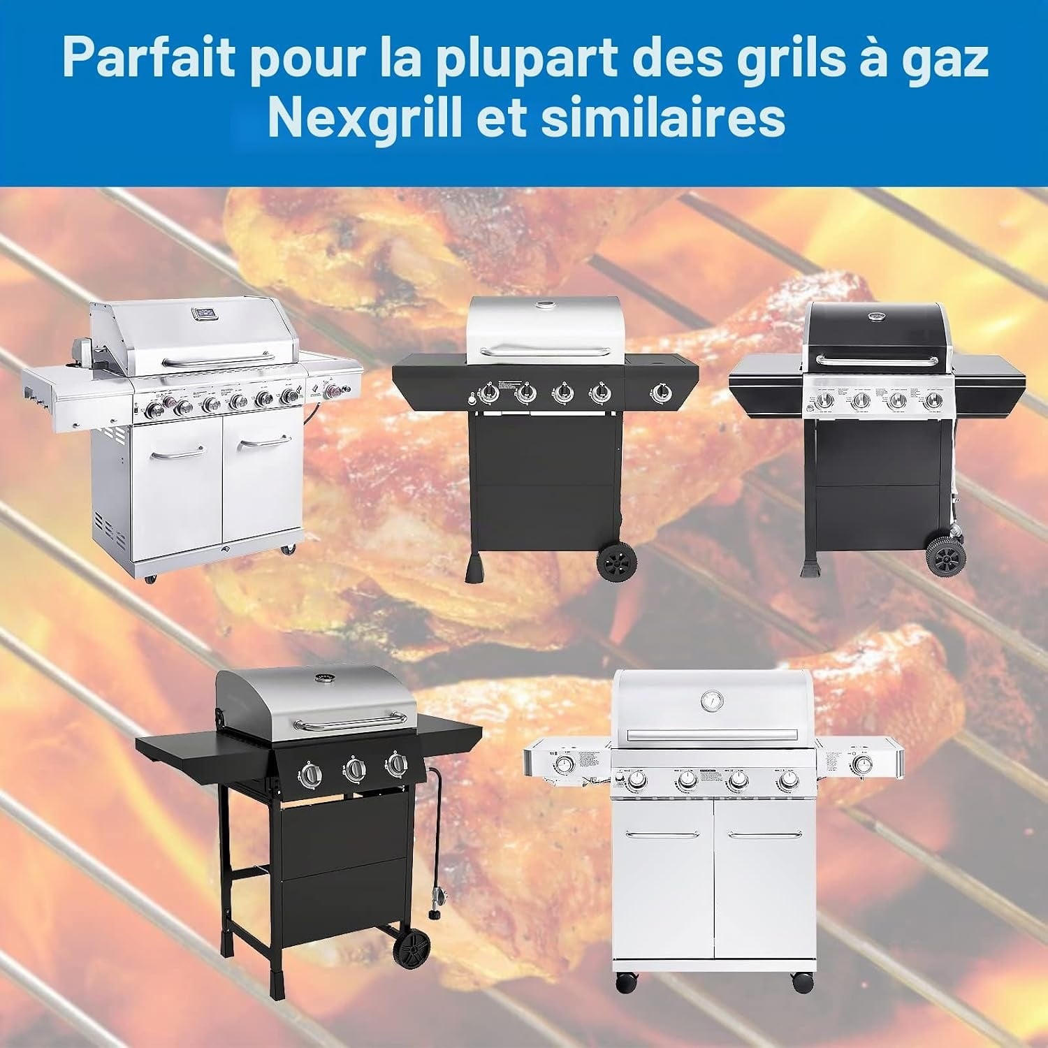 Grille de cuisson universelle extensible 50-82 cm - Acier Inox - 30% de remise
