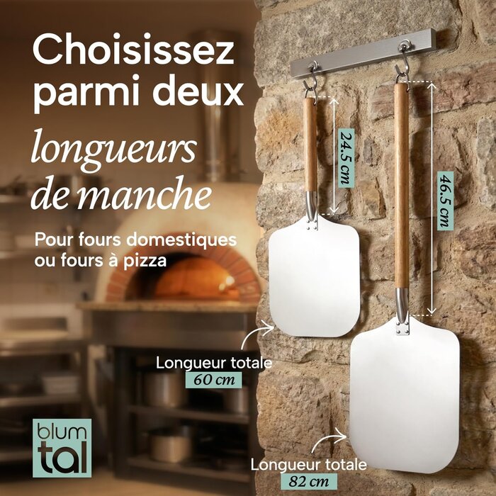 Pelle à pizza aluminium manche amovible 30,5cm - 29% de remise