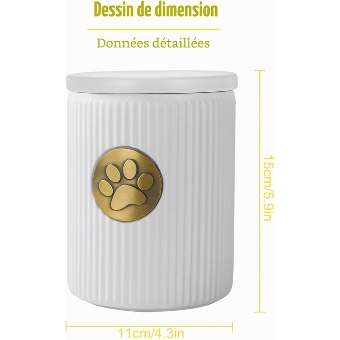 Urne Funéraire en Céramique - 11x11x15 cm - 31% de remise