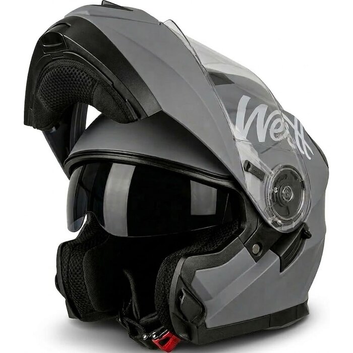 Casque modulable moto et scooter gris mat - 34% de remise