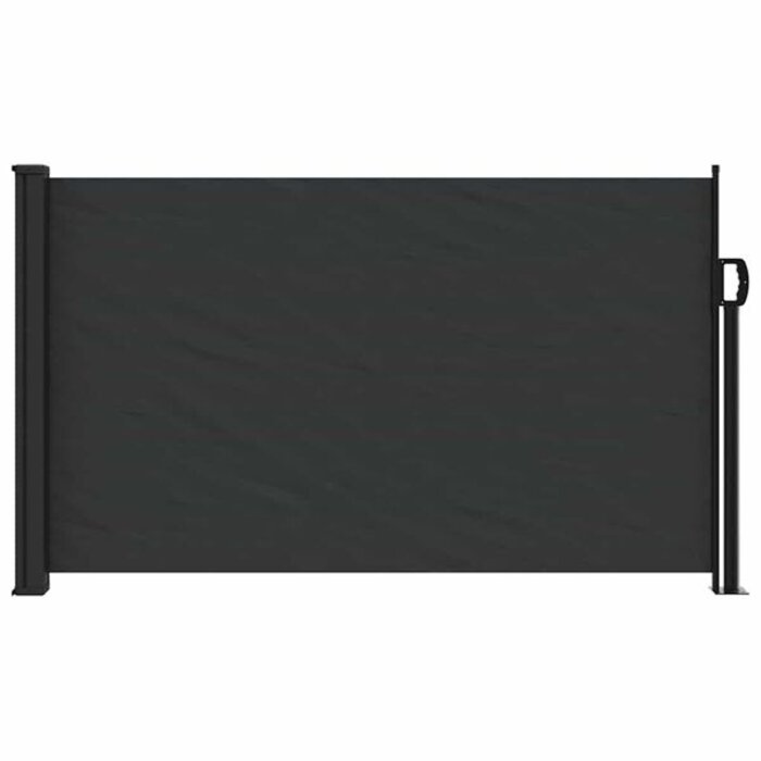 Pare-vent rétractable 117x300 cm Noir - 34% de remise