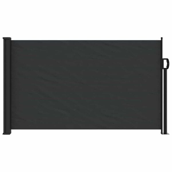 Pare-vent rétractable 117x300 cm Noir - 34% de remise