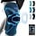 Genouillère de compression stabilisatrice Taille M - Bleu clair - 30% de remise