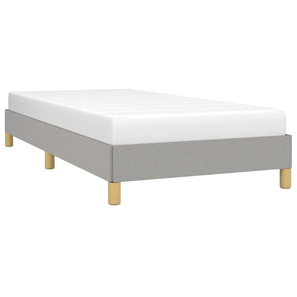 Cadre de lit 90x200 cm gris clair - 34% de remise