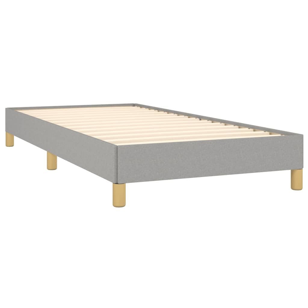 Cadre de lit 90x200 cm gris clair - 34% de remise