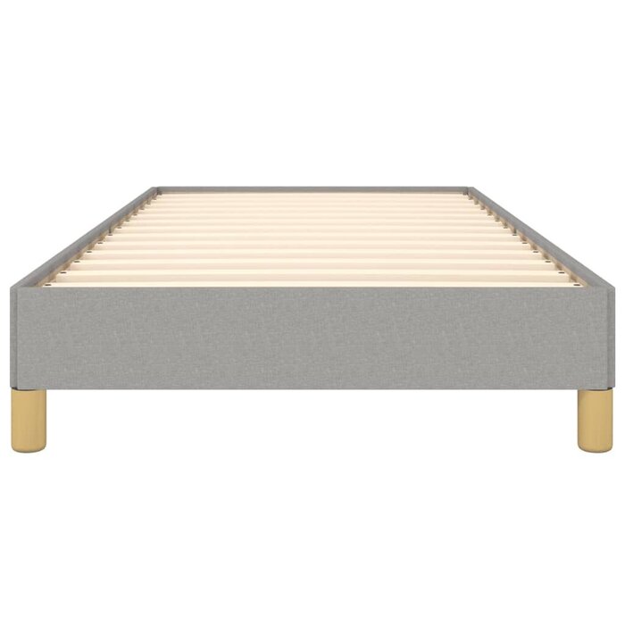 Cadre de lit 90x200 cm gris clair - 34% de remise