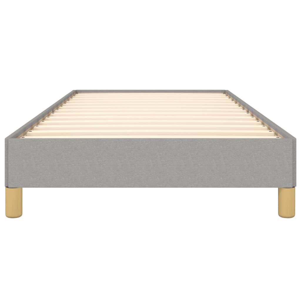 Cadre de lit 90x200 cm gris clair - 34% de remise