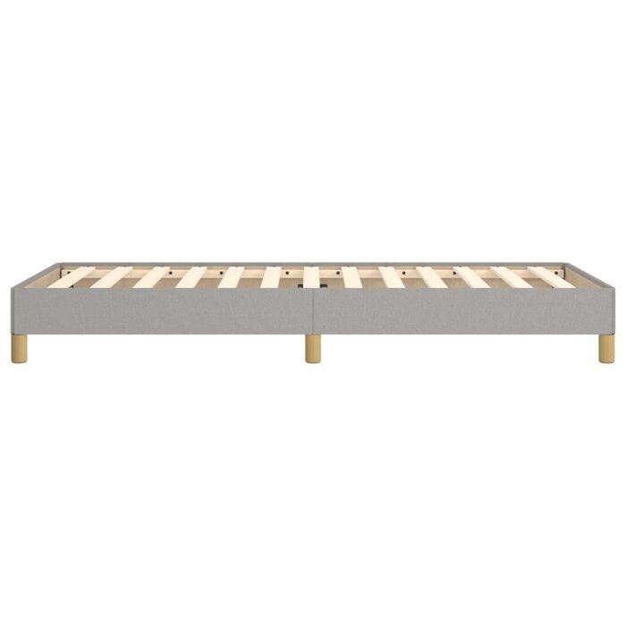 Cadre de lit 90x200 cm gris clair - 34% de remise